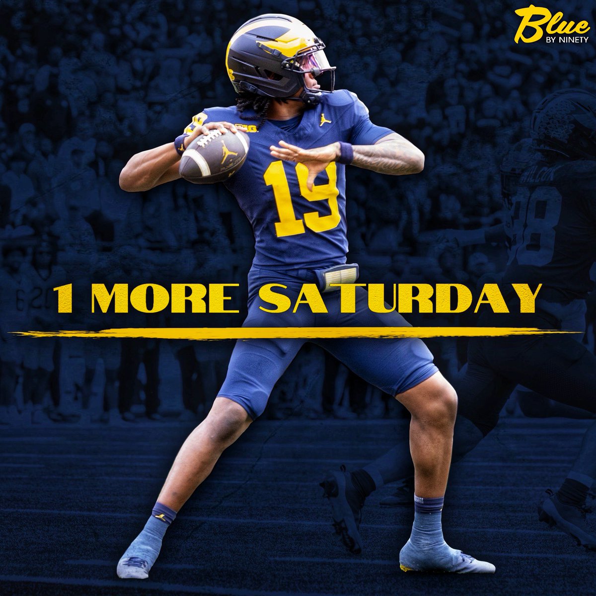 1 more Saturday until Michigan Football 〽️