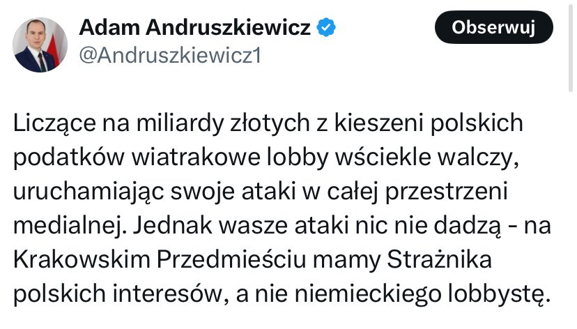 Liczące na powrót zakupów węgla z Rosji lobby wściekle walczy z postępem, logiką i rozumem, wkręcając swoim wyborcom spiski z Siemensem od którego sami kupowali za MILIARDY gdy rządzili. Na szczęście Polacy odsunęli od władzy tych miłośników rosyjskich paliw. Skończyły się ruble.