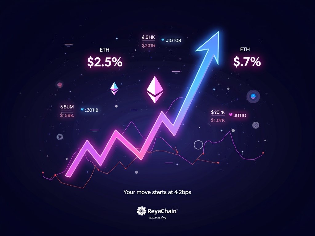Ethereum's Current State
- Price : 
$4,726.65 (down slightly from your mention of $4,800, but still up 11% in 24 hours 

" Reya Network Overview "
Reya is a trading-optimized modular L2 built on the Arbitrum Orbit stack. Key features:  
- Zero gas fees for users, with FIFO