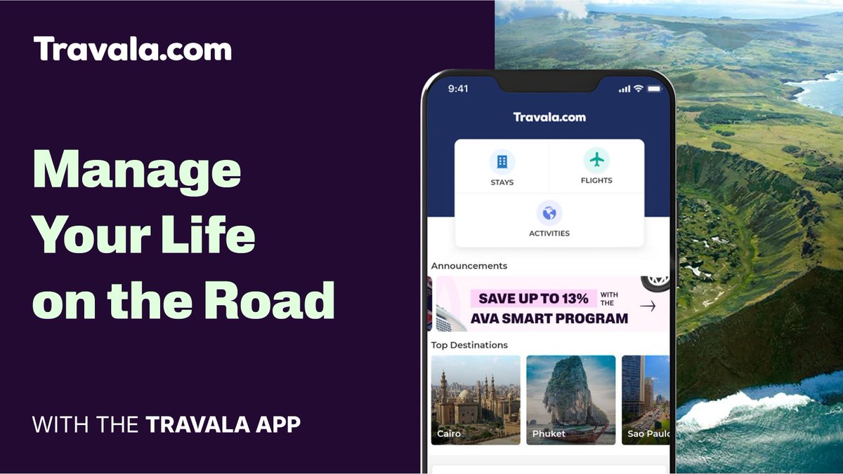 For the true digital nomad, your phone is your office and your bank📱

With the Travala App, you can:

🔹 Manage all your bookings
🔹 Pay with your favorite crypto
🔹 Plan your next move, on the move

An essential for life on the road 🎒