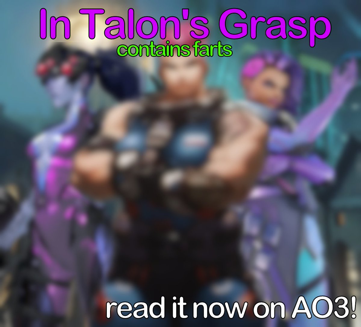 The grand return! With a comm returning to the world of Overwatch. Zarya, tired of being constantly dominant, enlists Widowmaker in showing her what it's like on the receiving end.
archiveofourown.org/works/69682261
#fartfetish #girlfarts