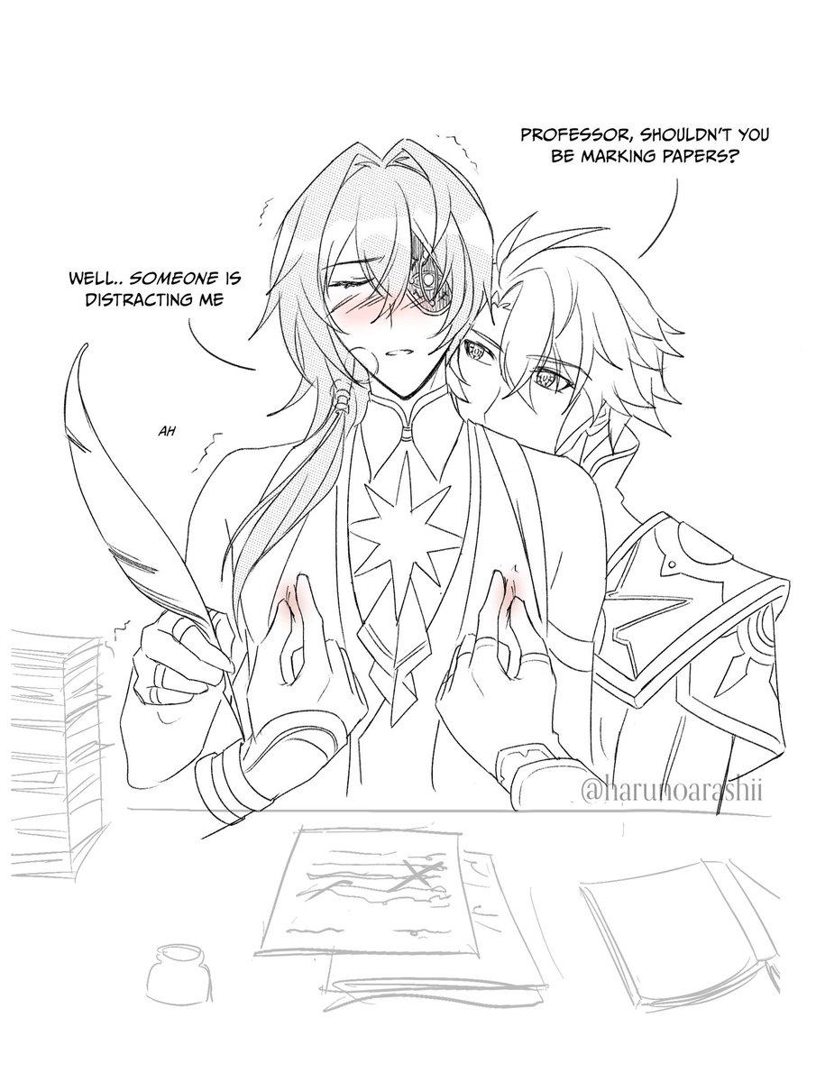 Distracting the professor 
#phainaxa #厄夏
