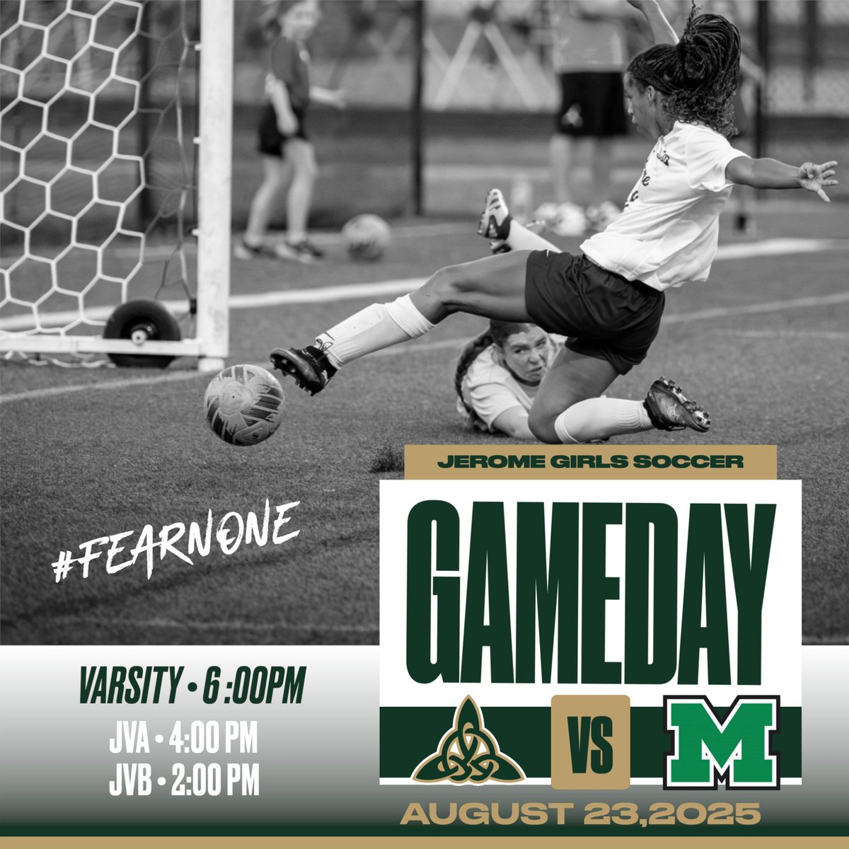 DJGirlsSoccer's tweet image. It’s GO TIME! 🍀⚽ Lady Soccer Celts open the season vs. Mason HS at Dublin Scioto Stadium!
⏰ JVB 2️⃣ PM
⚡ JVA 4️⃣ PM
🔥 Varsity 6️⃣ PM
Let’s pack the stands &amp;amp; bring the 💚 noise! #GoCelts
