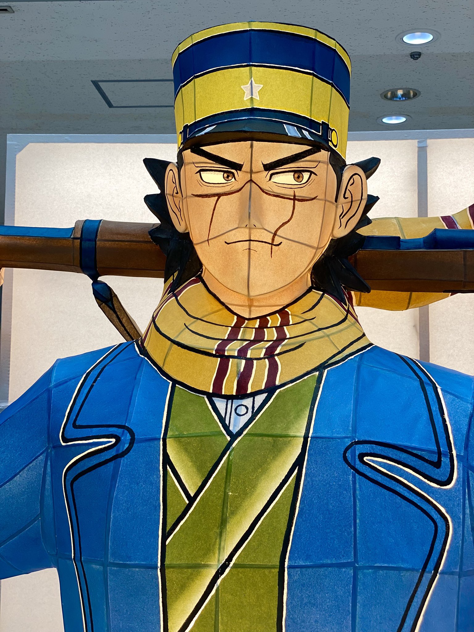 Twitter当選品　黄金神威武人メンコ　ゴールデンカムイ ゴールデンカムイ 黄金神威人メンコ