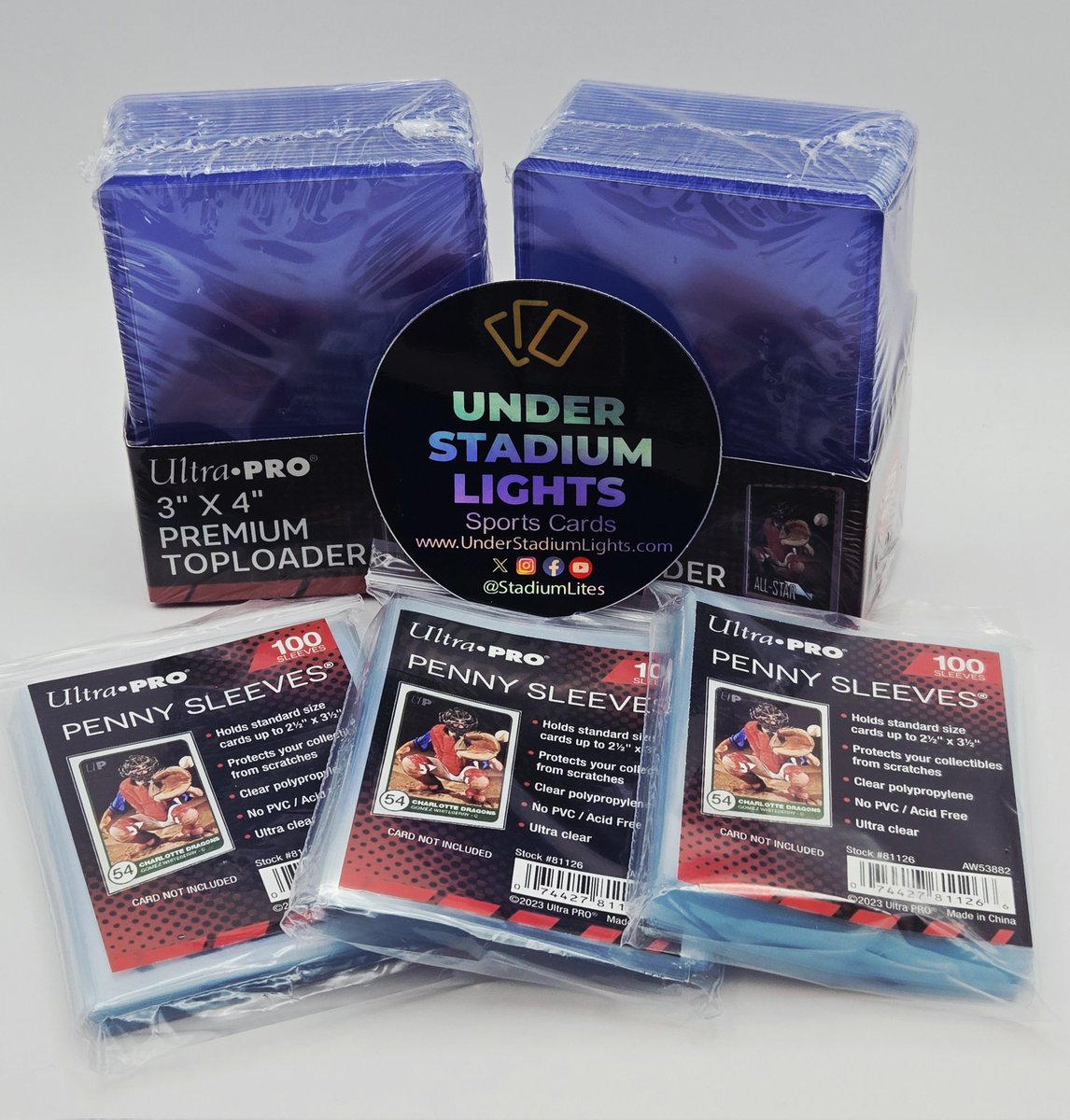 UnderStadiumLights.com (@stadiumlites) on Twitter photo 🎉🏈 Weekend #Giveaway! ⚾️🎉
To enter to win these card supplies:
1️⃣ Follow <a href="/StadiumLites/">Under Stadium Lights</a>
2️⃣ Repost
3️⃣ Reply with a card of one of your most favorite card designs ever, any era, any sport, any card brand 😎
1 winner drawn Sunday night. Thanks, and let's see some cards!
#thehobby 🎉🏈 Weekend #Giveaway! ⚾️🎉
To enter to win these card supplies:
1️⃣ Follow <a href="/StadiumLites/">Under Stadium Lights</a>
2️⃣ Repost
3️⃣ Reply with a card of one of your most favorite card designs ever, any era, any sport, any card brand 😎
1 winner drawn Sunday night. Thanks, and let's see some cards!
#thehobby
