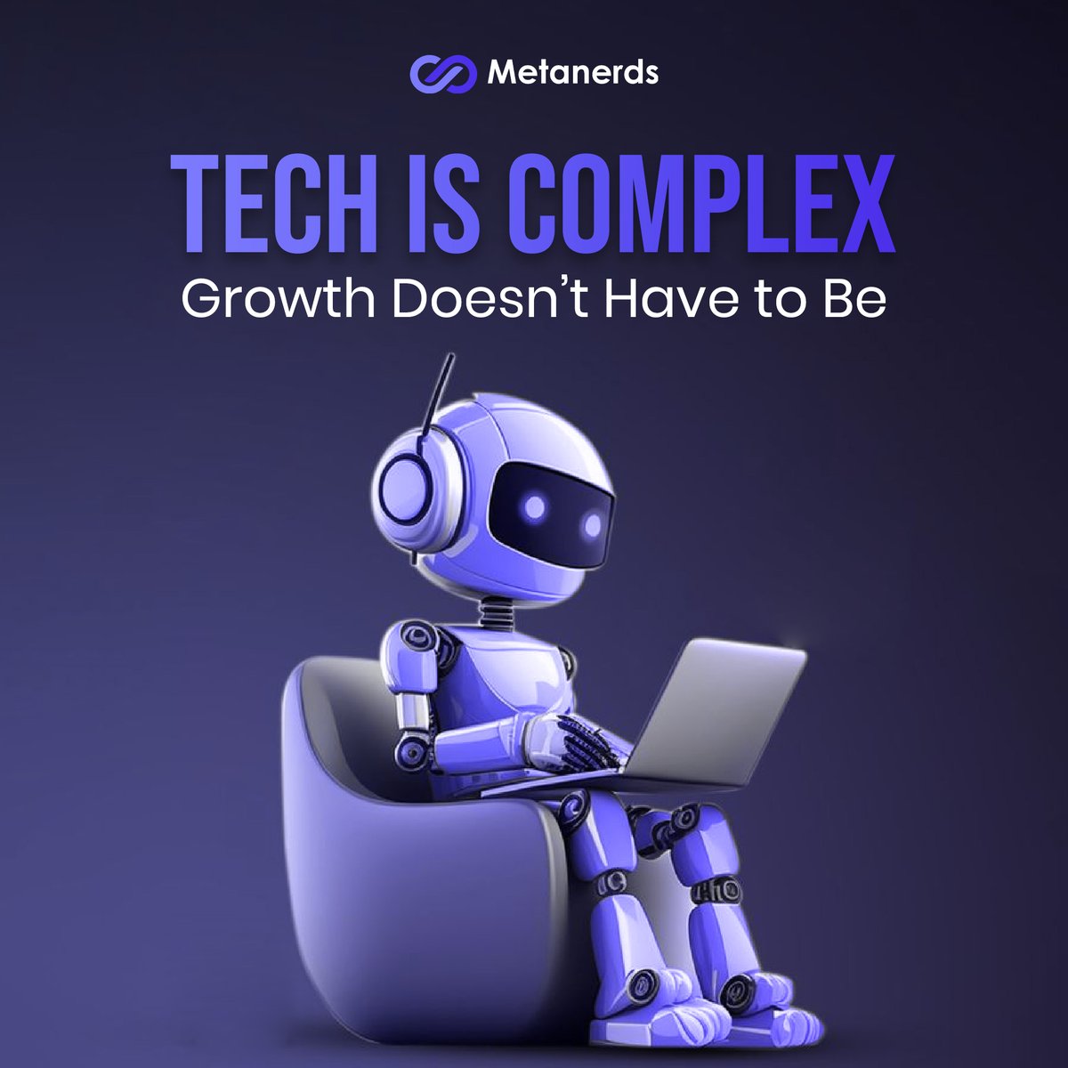 Metanerds42's tweet image. We simplify innovation.
With METANERDS, businesses get clear, scalable, and secure solutions without the tech chaos.
#Metanerds #SimplifyWithTech #GrowthUnleashed