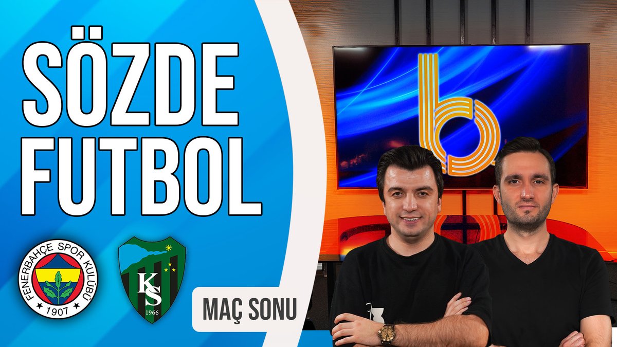 BTV (@bitvonline) on Twitter photo 🔥Süper Lig'de Fenerbahçe, taraftarı önünde Kocaelispor'u konuk ediyor!
🗣️Maç biter bitmez: <a href="/bisarozbey/">Bışar Özbey</a> ve <a href="/sametsuner/">Samet Süner</a> ile BTV'de canlı yayında sizlerleyiz!
🔗ytbe.app/go/r13RFqxw 🔥Süper Lig'de Fenerbahçe, taraftarı önünde Kocaelispor'u konuk ediyor!
🗣️Maç biter bitmez: <a href="/bisarozbey/">Bışar Özbey</a> ve <a href="/sametsuner/">Samet Süner</a> ile BTV'de canlı yayında sizlerleyiz!
🔗ytbe.app/go/r13RFqxw