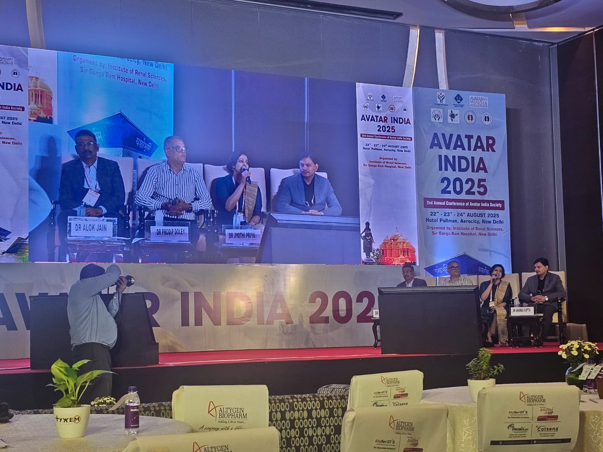 Got a fantastic opportunity to be part of POCUS workshop instructor team&amp;talk on Pocus in Nephrology at Avatar India 2025.
Also chair  session on volume overload assessment
Happy to be part of POCUS team with Dr ET Arun Thomas <a href="/BeheraVineet/">Vineet Behera</a> 
<a href="/VinBhargava/">Vinant bhargava</a>

#Avatar2025
#InAvatar25