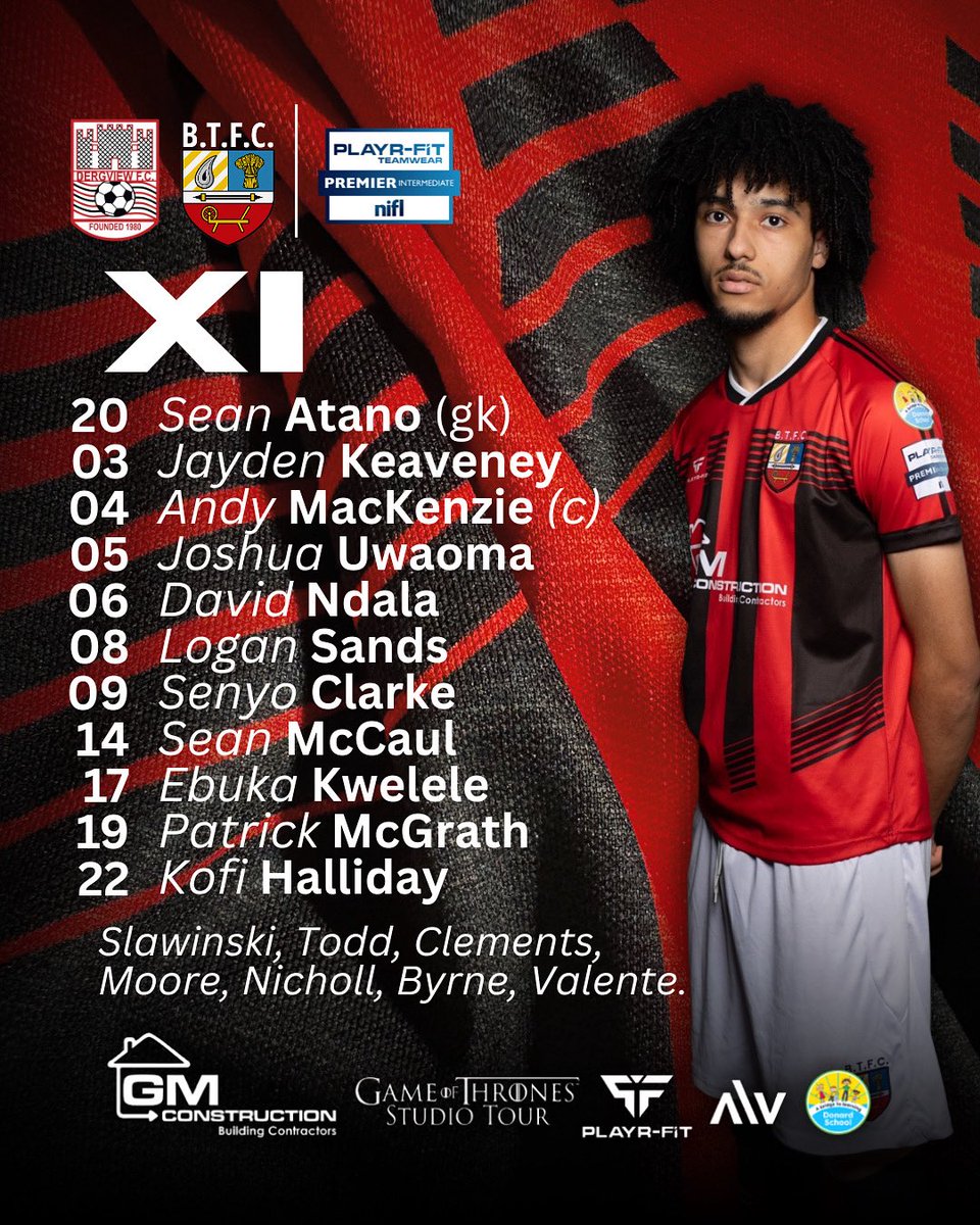 𝙇𝙞𝙣𝙚𝙪𝙥 𝘾𝙤𝙣𝙛𝙞𝙧𝙢𝙚𝙙

Our lineup is confirmed for our first league appearance of the 25/26 season! 🔴⚫️

#monthetown