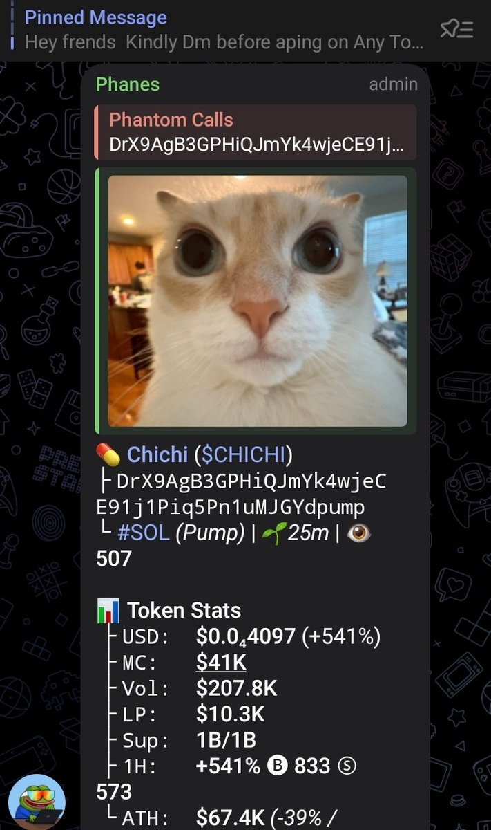 DPhantomCalls's tweet photo. Gamble wisely DrX9AgB3GPHiQJmYk4wjeCE91j1Piq5Pn1uMJGYdpump https://t.co/lbWIu75NUs