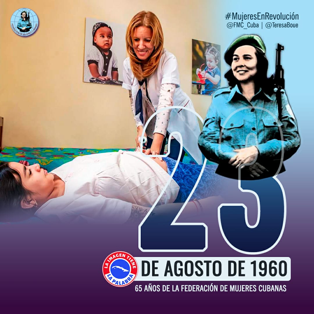 Ministerio de Ciencia, Tecnología y Medio Ambiente (@citmacuba) on Twitter photo Desde el Ministerio de Ciencia, Tecnología y Medio Ambiente <a href="/citmacuba/">Ministerio de Ciencia, Tecnología y Medio Ambiente</a>, felicitaciones a la Federación de Mujeres Cubanas y a todas las federadas en el aniversario 65 de la organización🌺
<a href="/FMC_Cuba/">FMC de Cuba</a> <a href="/DiazCanelB/">Miguel Díaz-Canel Bermúdez</a>
<a href="/ArmandoRguezB/">Armando</a> <a href="/PresidenciaCuba/">Presidencia Cuba 🇨🇺</a> Cuba
<a href="/TeresaBoue/">@SecGFMC</a> Desde el Ministerio de Ciencia, Tecnología y Medio Ambiente <a href="/citmacuba/">Ministerio de Ciencia, Tecnología y Medio Ambiente</a>, felicitaciones a la Federación de Mujeres Cubanas y a todas las federadas en el aniversario 65 de la organización🌺
<a href="/FMC_Cuba/">FMC de Cuba</a> <a href="/DiazCanelB/">Miguel Díaz-Canel Bermúdez</a>
<a href="/ArmandoRguezB/">Armando</a> <a href="/PresidenciaCuba/">Presidencia Cuba 🇨🇺</a> Cuba
<a href="/TeresaBoue/">@SecGFMC</a>