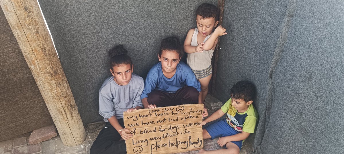 * "Hunger in Gaza is not a stomachache... Hunger in Gaza is a pain of dignity, and a denial of the most basic human rights." *🍉⚡️🇵🇸
You are our only hope, support me
gofund.me/ed21e2dd