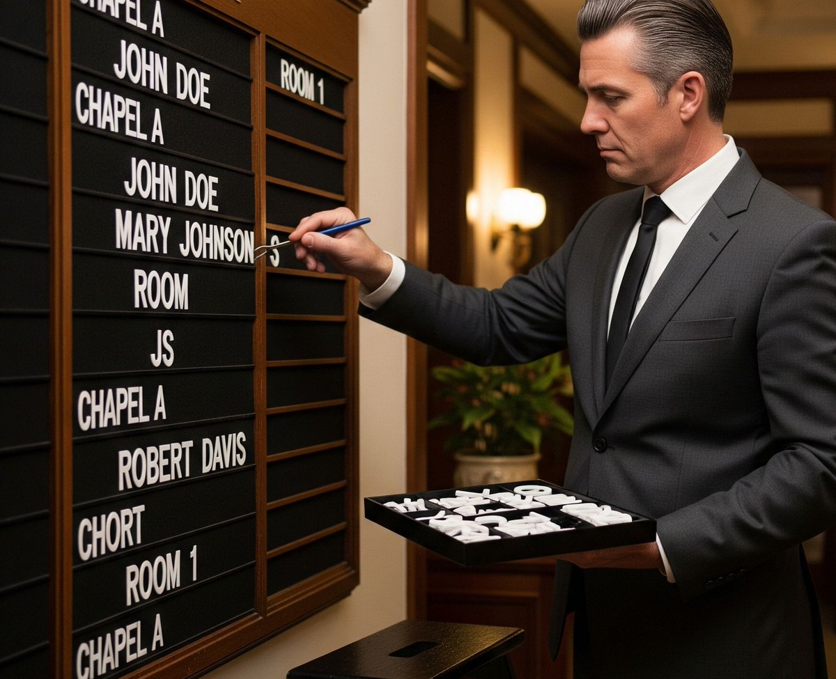 funeralscreen's tweet image. Stop printing signs. Stop taping doors. Start using dynamic displays you control from any browser. 
funeralscreen.com
#funeraltech #digitalsignage #funeralhomes