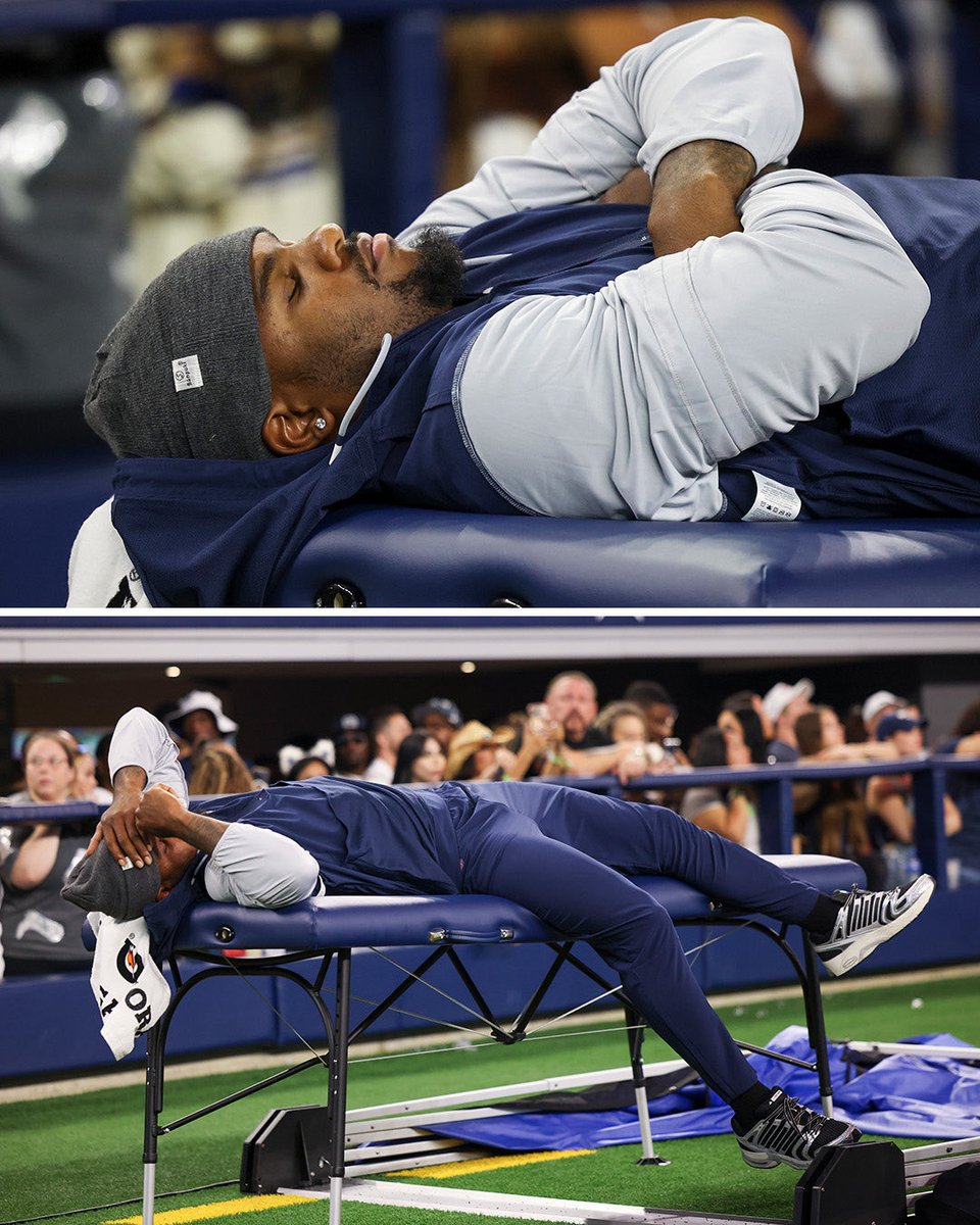 🚨🚨TRENDING 

#Cowboys Micah Parsons was sleeping during Dallas final preseason game