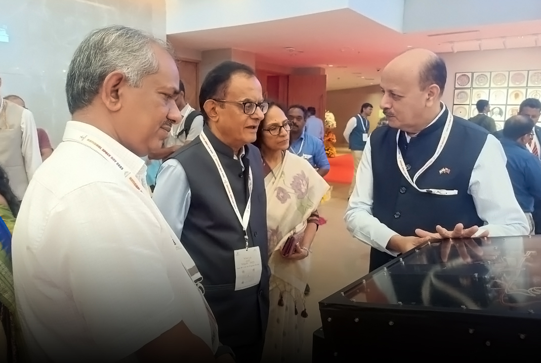 #Azista at the National Space Day 2025 Celebrations!

We are truly honoured by the visit of the Hon'ble Dr. V. Narayanan, Secretary, DOS and Chairman, ISRO; Dr. Jitendra Singh, Union MoS (Ind. Charge) Science &amp; Technology; Earth Sciences; Dr. V.K. Saraswat, Member, NITI Aayog and