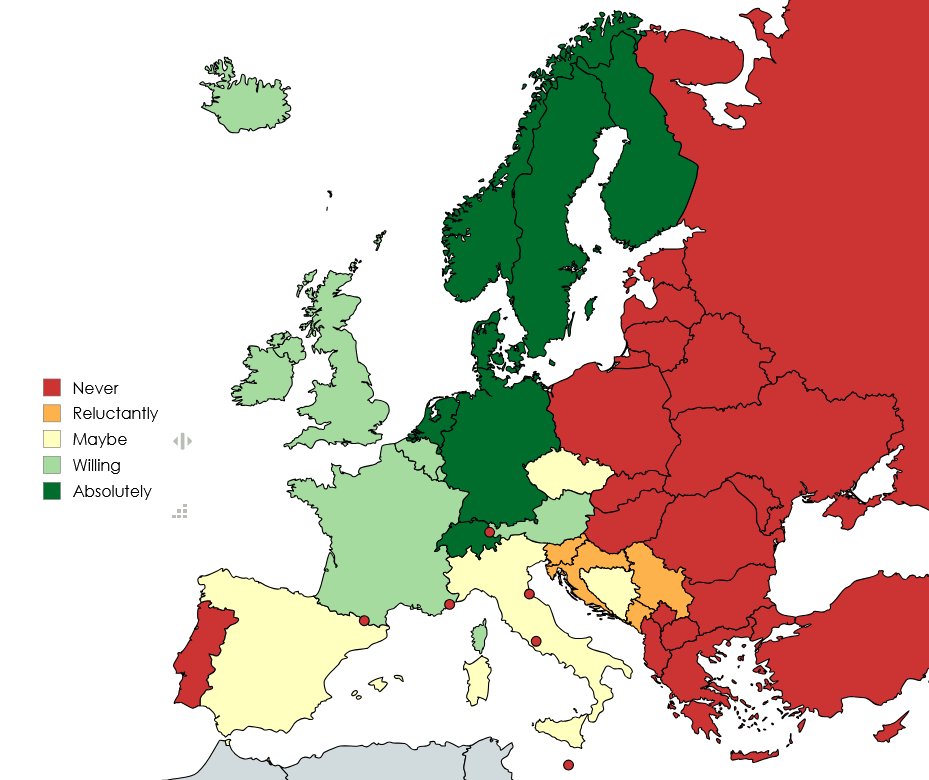 European countries I'd live in