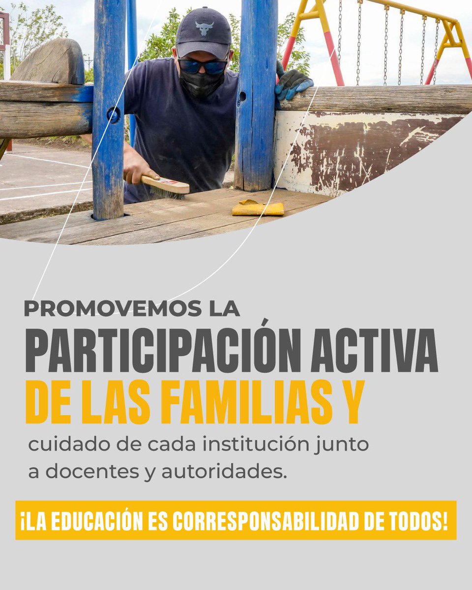 🤝 Fomentamos la participación activa de las familias y el cuidado de los espacios educativos.

🙋🏻‍♀️🙋🏻 Hoy, marcamos la diferencia y seguimos preparándonos para recibir a los estudiantes del régimen Sierra-Amazonía en instituciones educativas listas para llenarlas nuevamente de