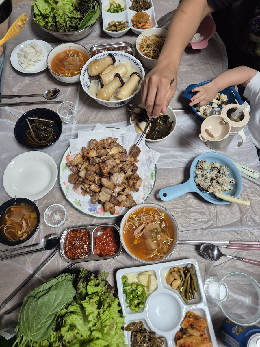 오늘은 삼겹살 파티😁