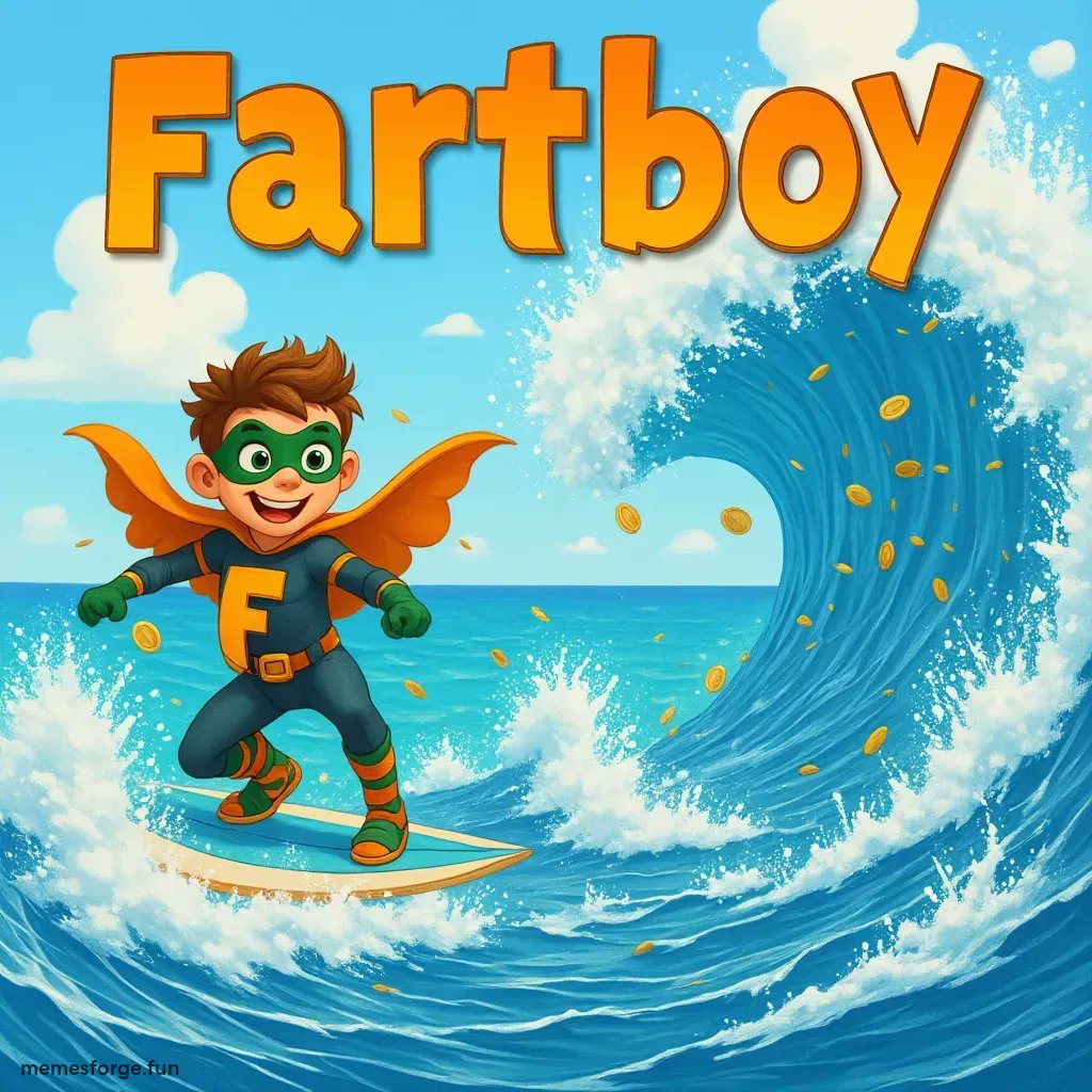 I think #fartboy is one of the most bullish #memecoins on offer right now and could be about to ride the next wave up! 

It went from $8.7K market cap to $200M market cap. It has now retraced potentially putting in a selling climax, and has been holding higher lows ever since! 👀