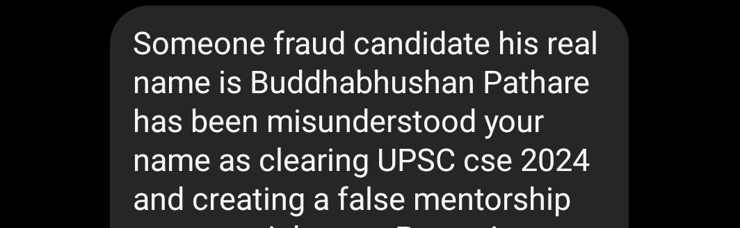 KSushantIRMS's tweet photo. All MPSC aspirants should take necessary actions and report if somebody is contacted that person.
Also Shahu Study room and Dnyaneshwari study room at karvenagar take necessary actions asap. https://t.co/KEMXJH58Yn