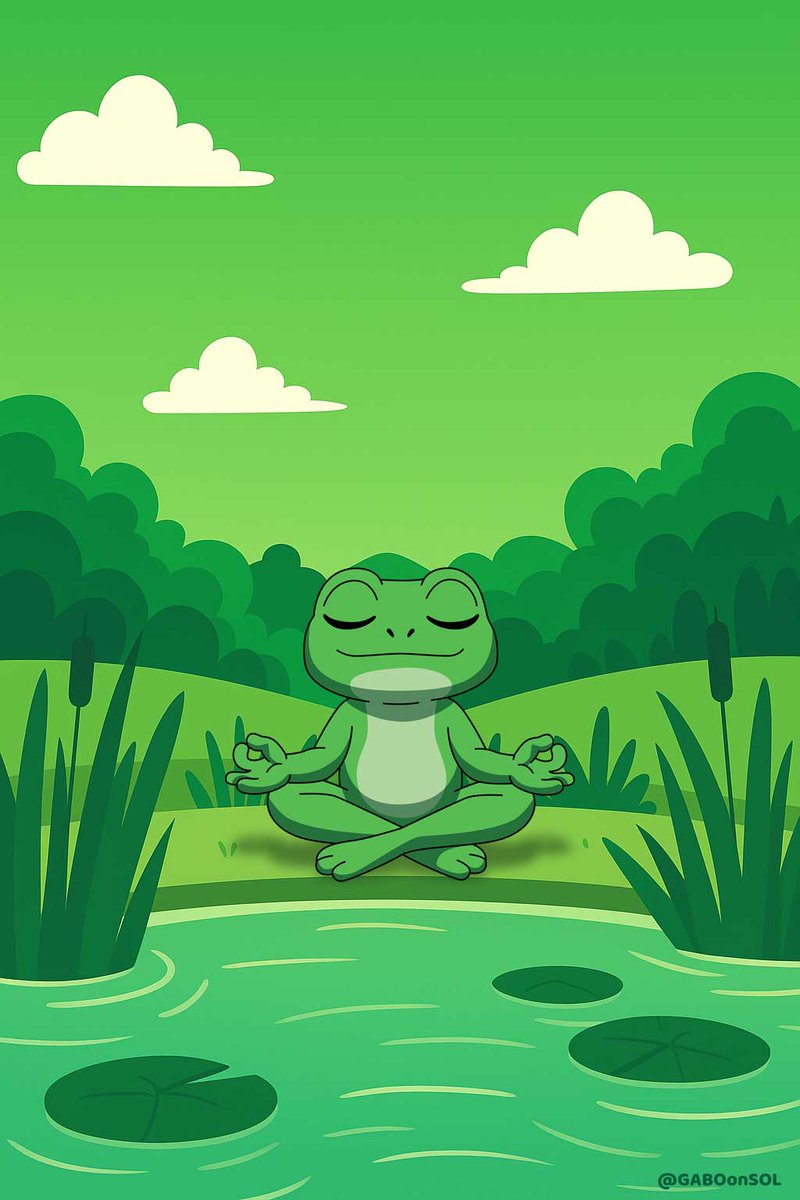 🐸🧘‍♂️ Inner peace before outer pumps.