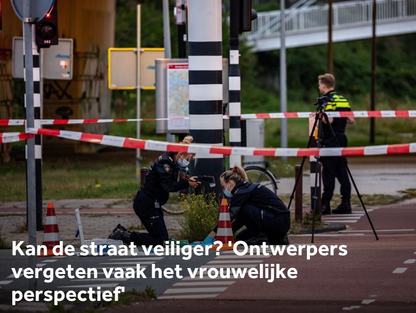 Het ligt aan de straat.