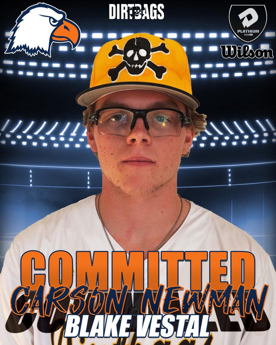 _thedirtbags's tweet photo. Congratulations Blake Vestal (2026 Green Hope High School LHP) on his commitment to Carson-Newman University! ☠️⬆️ https://t.co/SADnTad0Yl