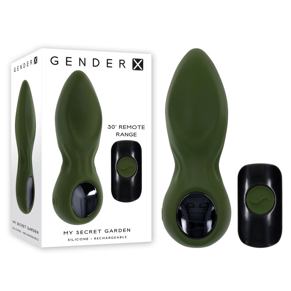 [Naughty by Nature Adult Store] Gender X MY SECRET GARDEN - Green 14.6 cm USB Rechargeable Vibrating Butt Plug with Remote Control ($191.95) 

 nbnas.com.au/collections/al… 
  😈 SexToysDeals,com 😈  #happy #sextoys
