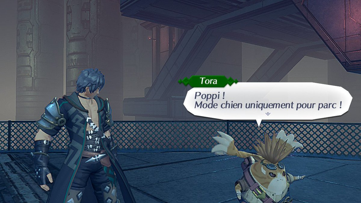 Poppi la meilleure lame du jeu et Tora le pire pilote du jeu