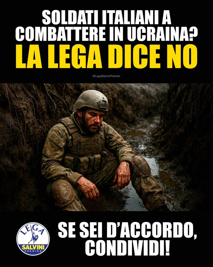 Soldati italiani a combattere al fronte? NO, grazie.