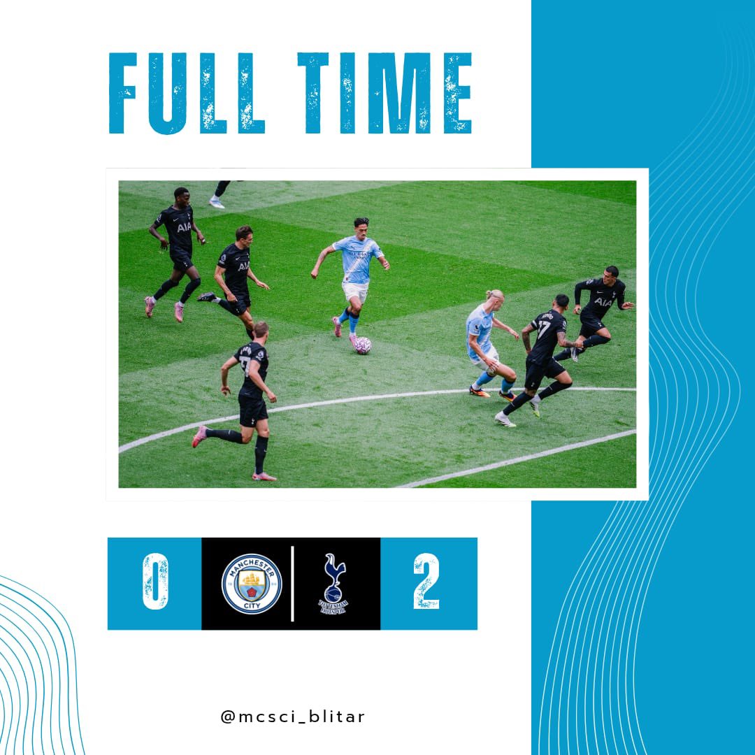 FT: Man City 0-2 Tottenham