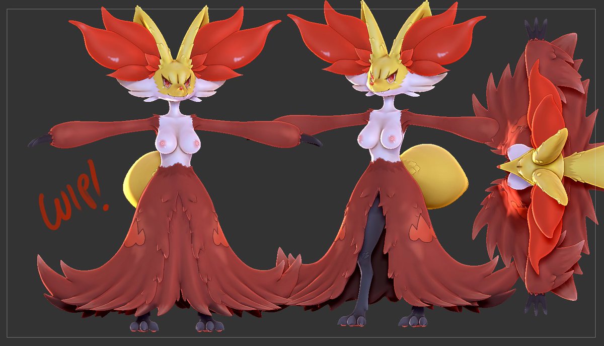 マフォクシー進捗🦊🔥