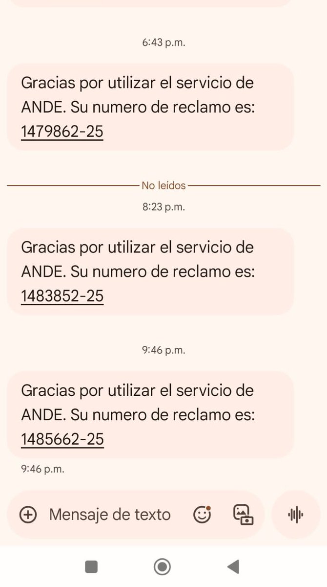Sofernandezz_01's tweet photo. @ANDEOficial Estos serían los reclamos del día de ayer https://t.co/kpYoy3TqwE
