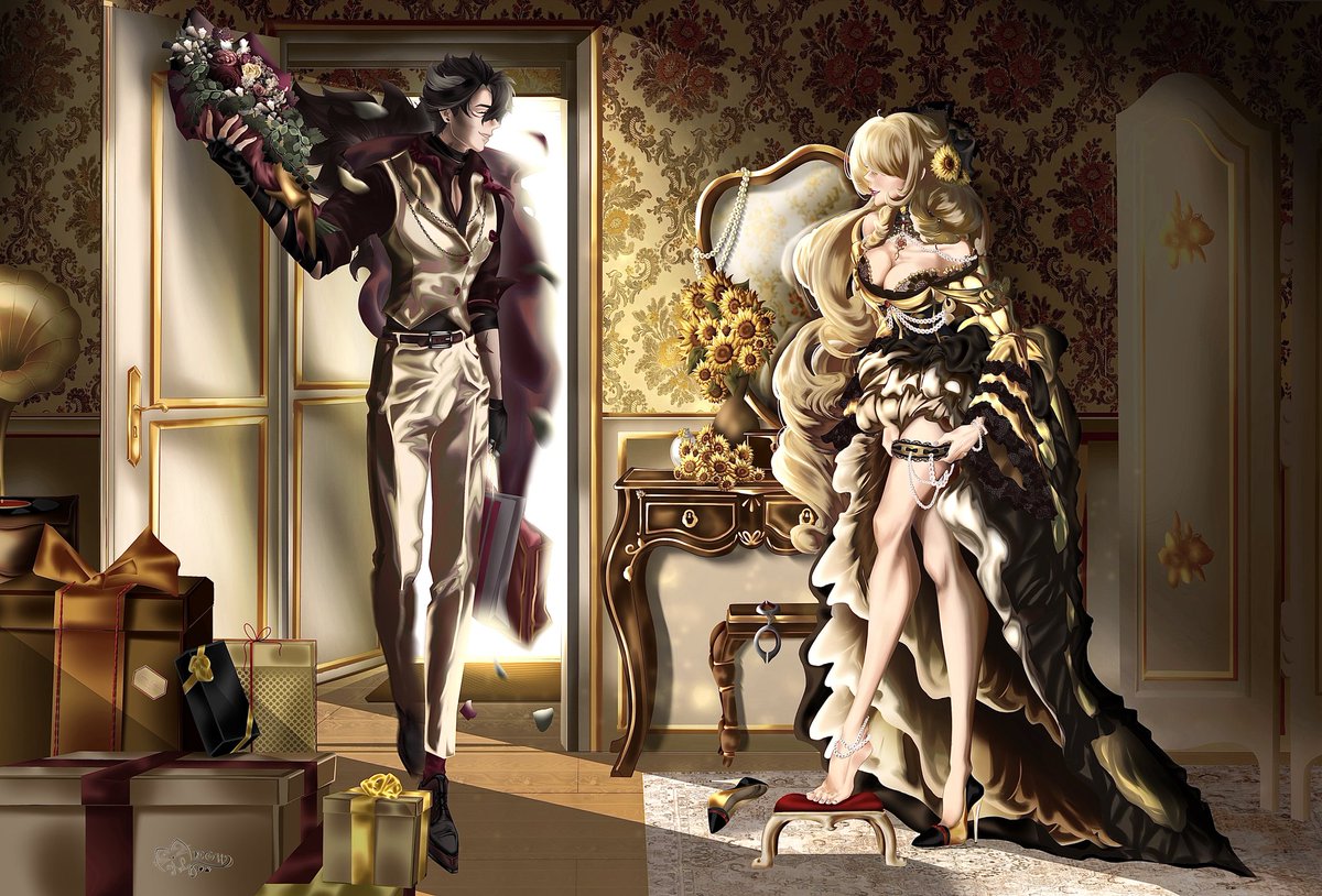 meowkaly's tweet image. Navia&apos;s Birthday Full artwork 💛

#wriovia #rosetea