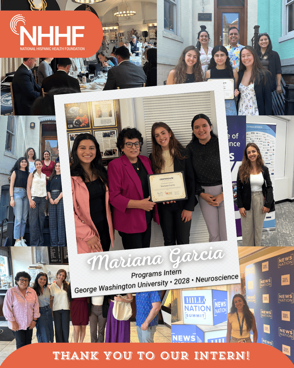 The_NHHF's tweet image. Over the past months, our incredible interns have contributed their talent and passion to advancing NHHF’s mission. From supporting our programs to developing policy memorandums, their impact will be felt far beyond the summer.
#PublicHealth #InternshipProgram #Leaders