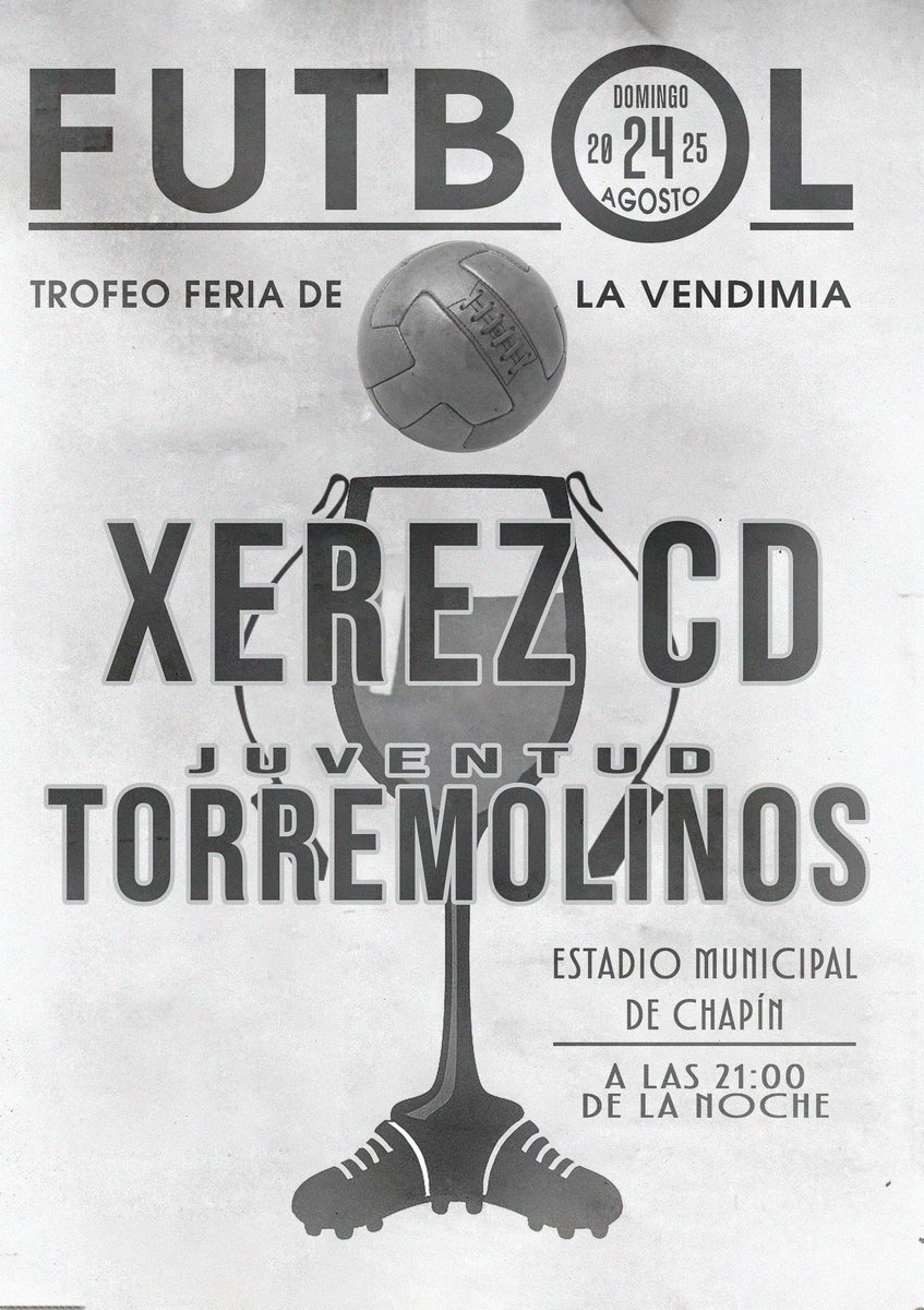 🏆🍇⚽️

Un recordatorio de nuestra historia.
Un lazo con nuestras raíces.
Una fiel continuación de nuestros orígenes.

#XerezTorremolinos • #PretemporadaXerez