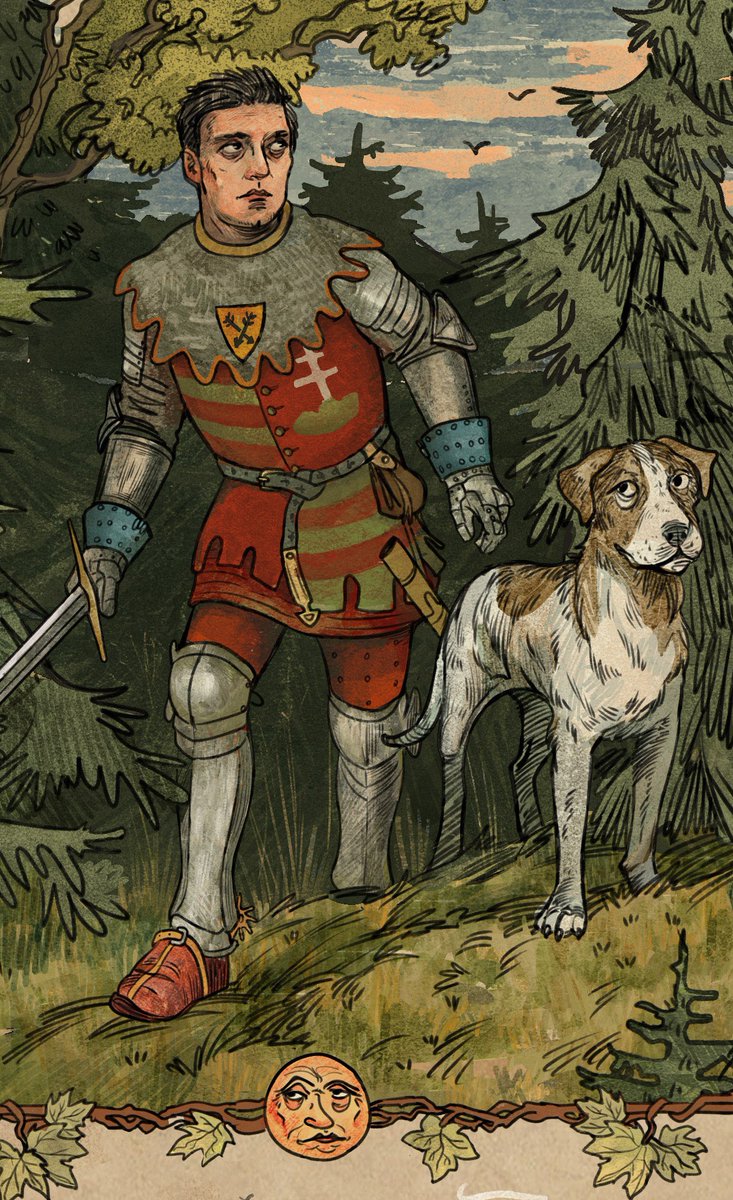 Fragment of art I drew for KCD fanzine. Mutt is my favorite character, as dog owner I love that good boy soo much!
«You silli doggy!» (c) 
#KCD