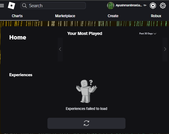 AyushmanBros's tweet photo. ROBLOX CRASHED! #ROBLOX #growagarden #stealabrainrot @KreekCraft https://t.co/ZKKrVejz6T