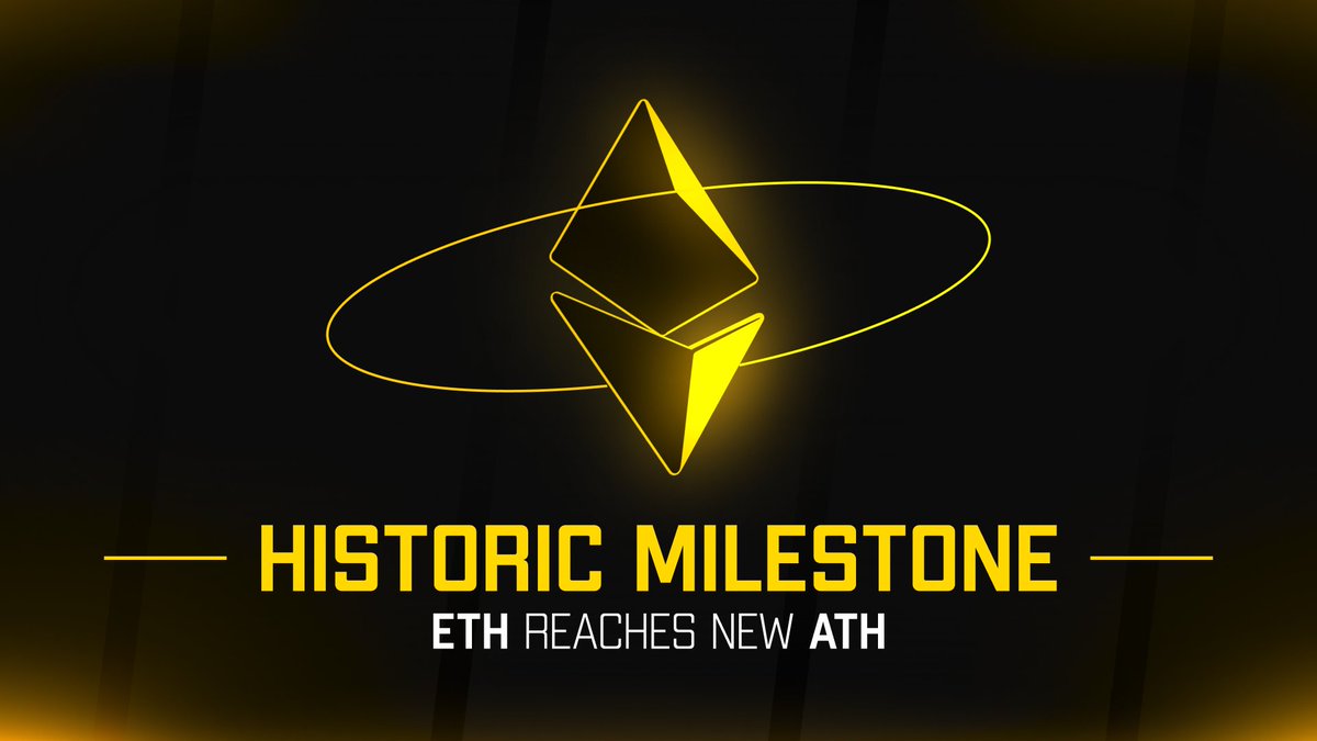 GameSwift_io's tweet image. Ethereum just reached a new ALL-TIME HIGH 🔥
The king of smart contracts keeps proving why it’s the backbone of Web3.
⏳ 4 years since the last peak
📉 Just several months ago ETH was sitting around $1,500
Great projects take time, vision & belief. ETH is the proof. 💫