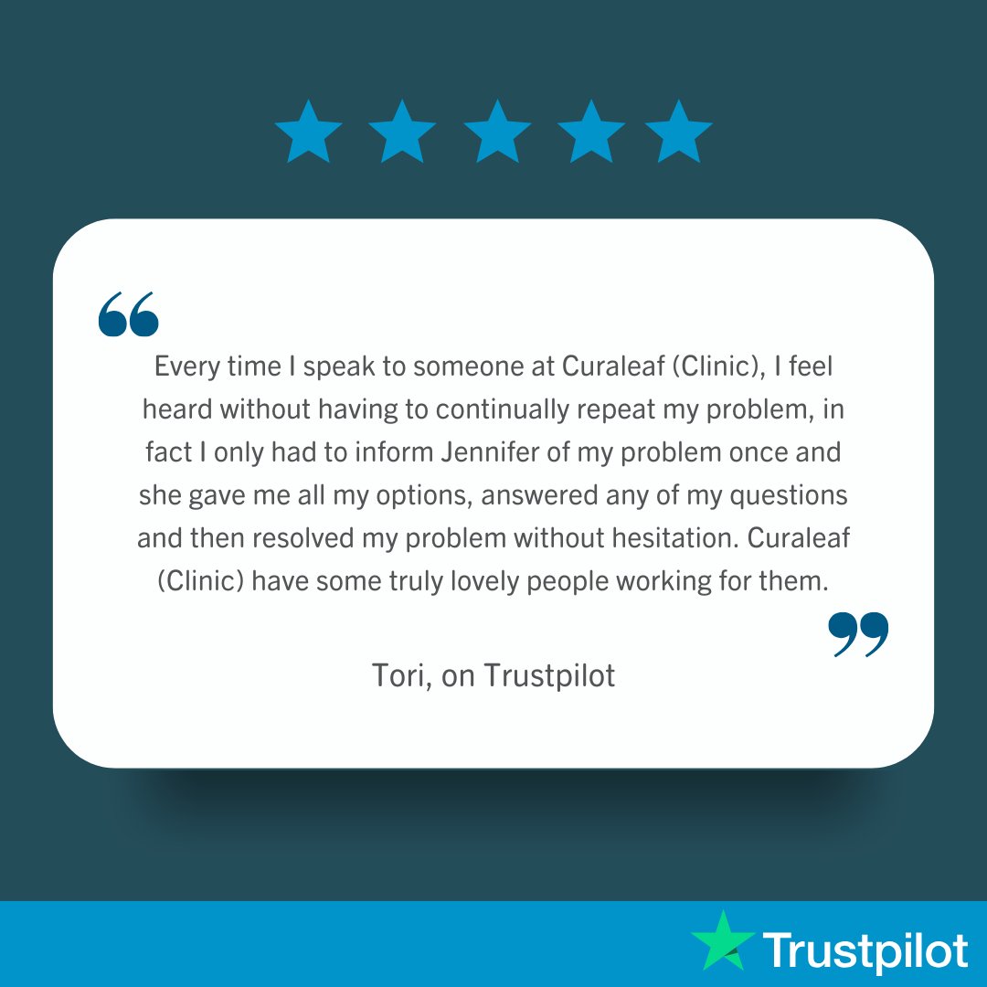 At Curaleaf Clinic, we start by listening — because great medical cannabis care begins with understanding you.