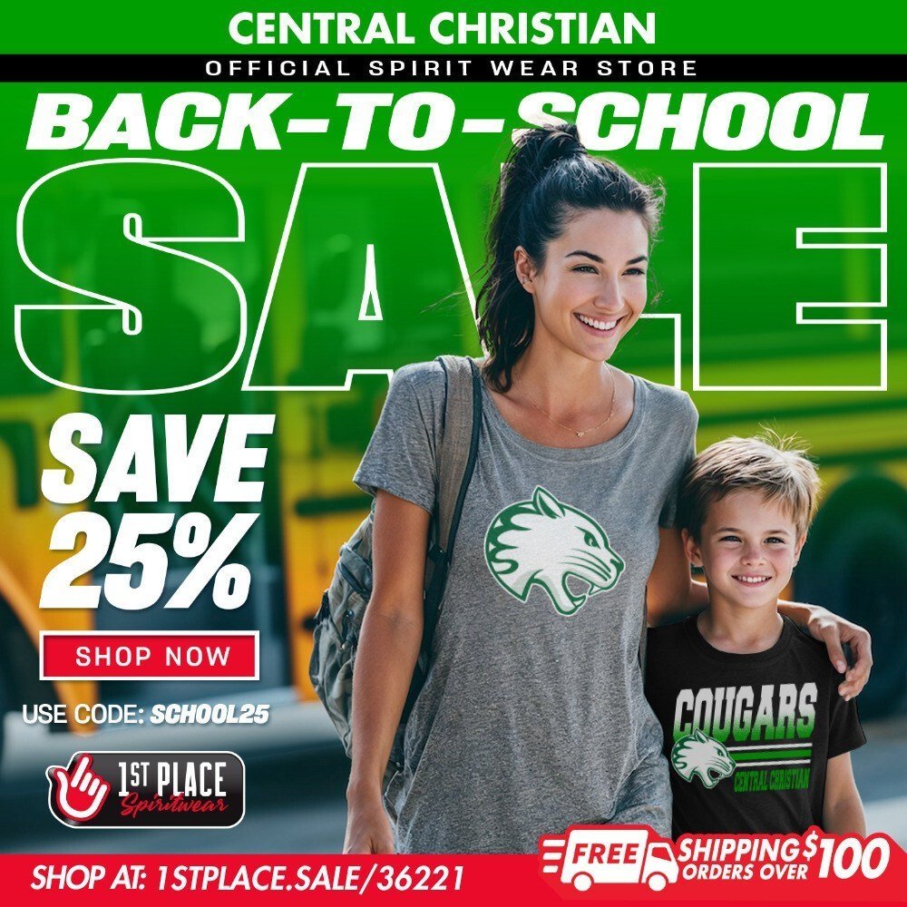 The school year has started, and our online Cougar store's back-to-school sale is LIVE!! 

Don't miss out on the opportunity to save 25% off sitewide! Shop now through Tuesday, September 9, by visiting 1stplace.sale/36221.