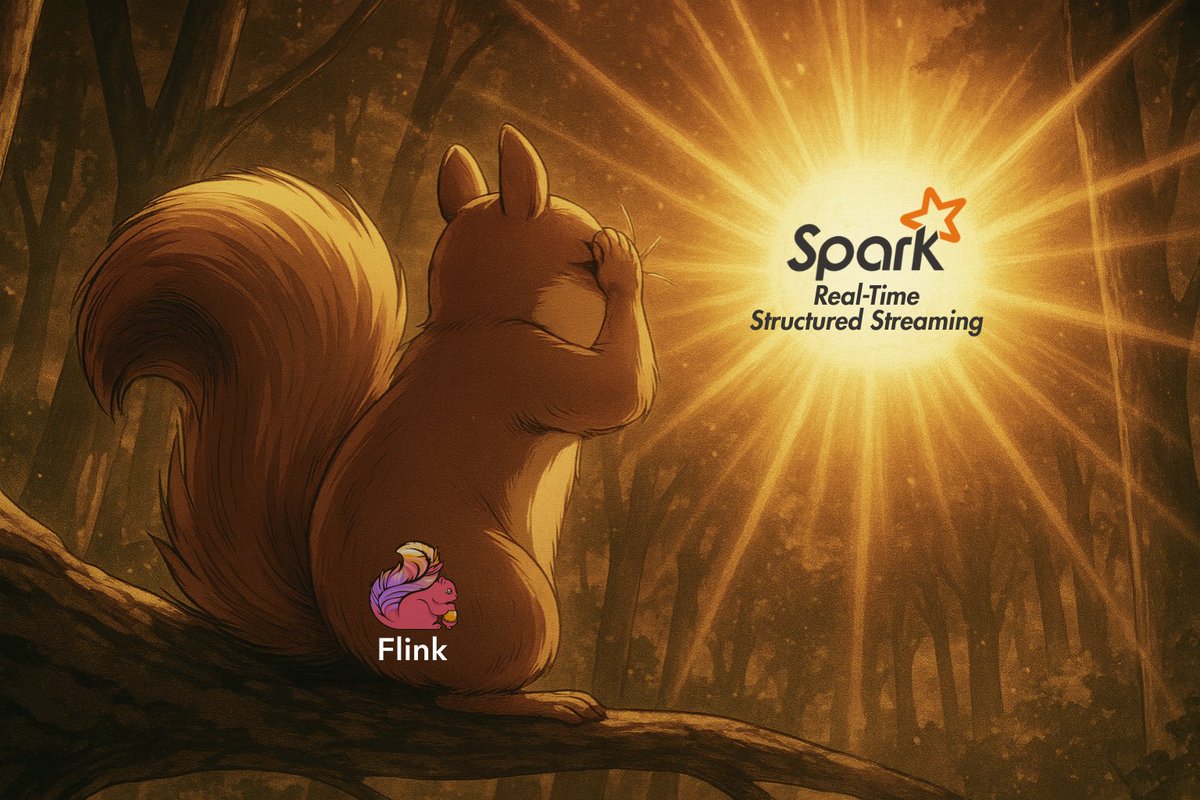 BdKozlovski's tweet image. Databricks just announced millisecond-level streaming built right into open-source Apache Spark.

Firing the opening shot of the Streaming Wars, Databricks reveals plans to expand into Stream Processing.

Their target? Flink.

Here&apos;s why this is big (2 min read) 👇