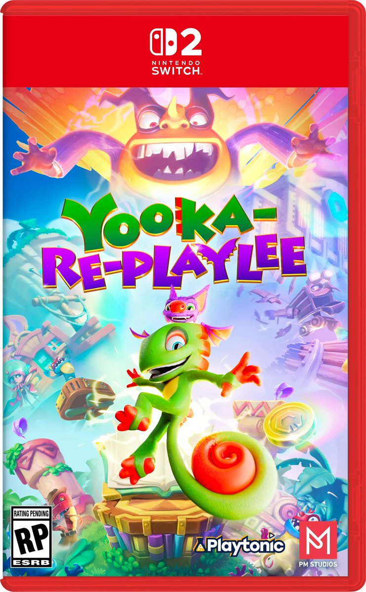 Nintendeal's tweet photo. Are you tired of Game-Key Cards? Show your support for @PlaytonicGames + @PMStudiosUSA and buy Yooka-Replaylee for Switch 2 COMPLETE ON GAME CARD

Up for pre-order now: https://t.co/1UmM74Nsf1 $51 USD

VGP: https://t.co/20OmigSIRJ
PNP Games: https://t.co/s29aJ8pKZh https://t.co/uVYPbhDnQQ
