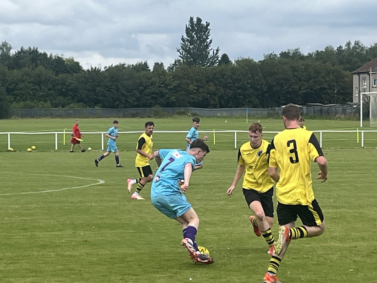 Not our usual reporting today but I can tell you it’s BSC 1 Giffnock 1 at Half Time