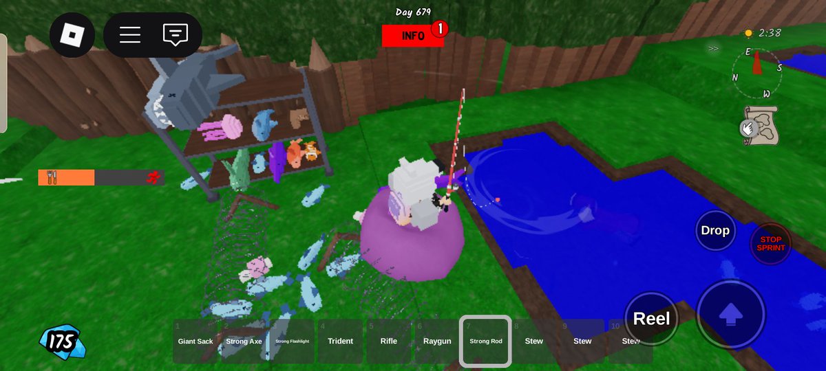 _errorpop's tweet image. กุจะกรี๊ดดดดด กำลังนังตกปลาชิวๆใน99เลย #robloxล่ม