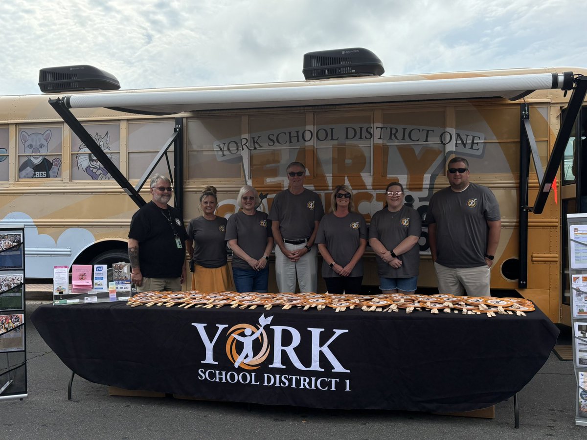 Join York School District One today at the Early Connections Mobile Classroom in downtown York for Summerfest! We are ready to see your smiling faces!