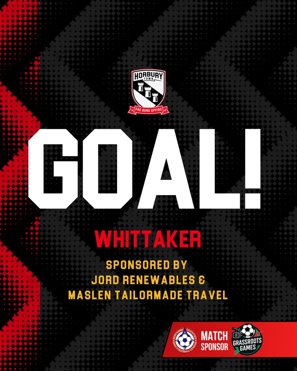 8’ | GOAAAAAAAAAAAAL

Horbury open the scoring through George Whittaker. Good play in the build up leads to a strike from about twenty five yards which the keeper can’t handle and it’s in. 0-1. Great start.