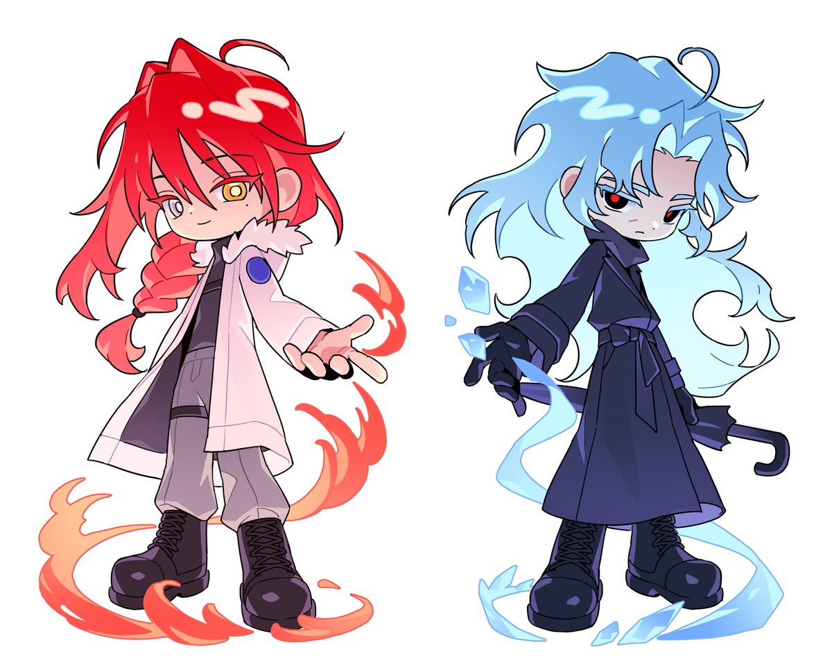 친구 선물로 그렸답니다🔥❄️