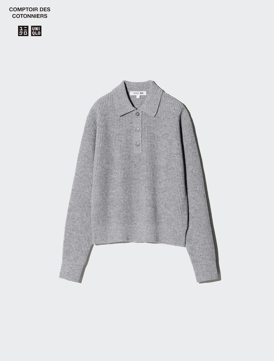 UNIQLO and COMPTOIR DES COTONNIERS 秋冬コレクションはポロセーター