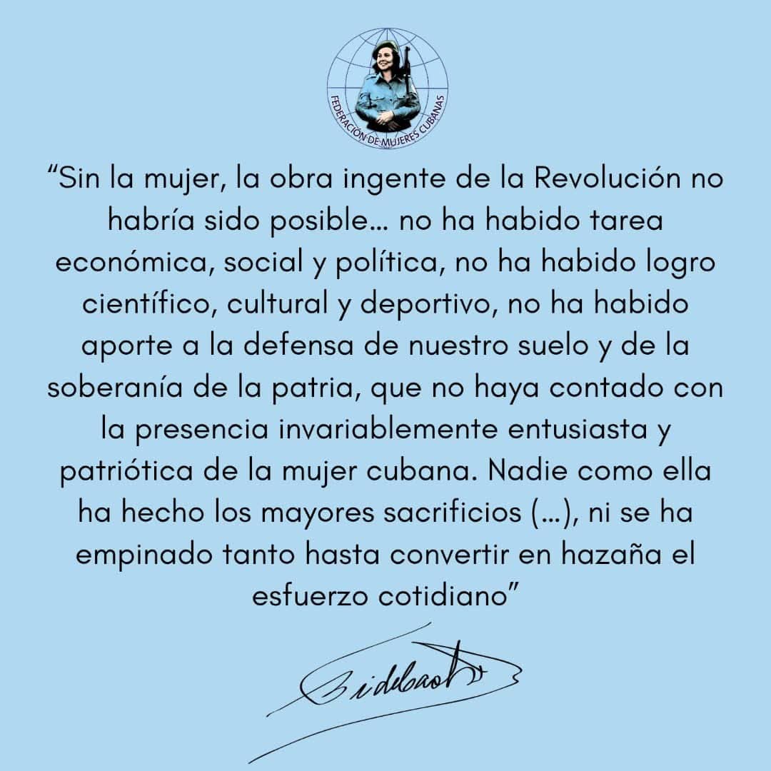 🇨🇺Este 23 de agosto, #Camagüey felicita a todas las federadas en el aniversario 65 de creada la Federación de Mujeres Cubanas. Organización de vanguardia que ha sido pilar fundamental en la lucha por la igualdad y la justicia social de la mujer cubana. #MujeresEnRevolución #FMC65